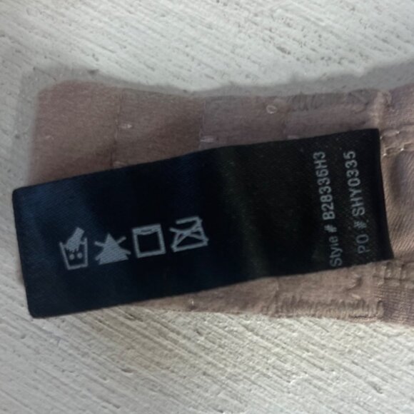 Lightly Lined Tshirt Bra Womens 36C Beige Wireless Adjustable Straps - Picture 7 of 7